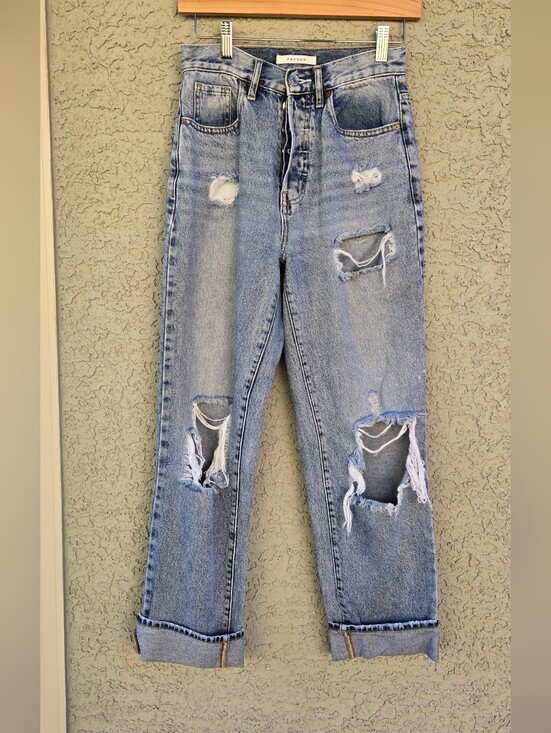 PacSun Denim - Pac Sun Dad Jeans Vintage-Style Distressed Light Blue Women’s Jeans